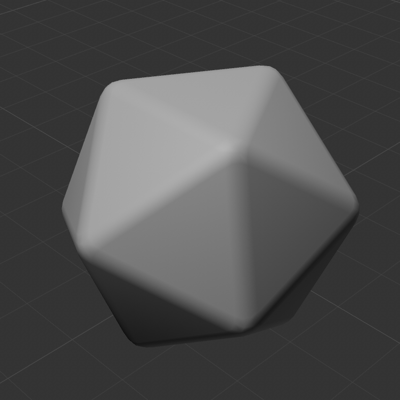 I started with a primitive platonic, then added a bevel deformer to round the edges and points.